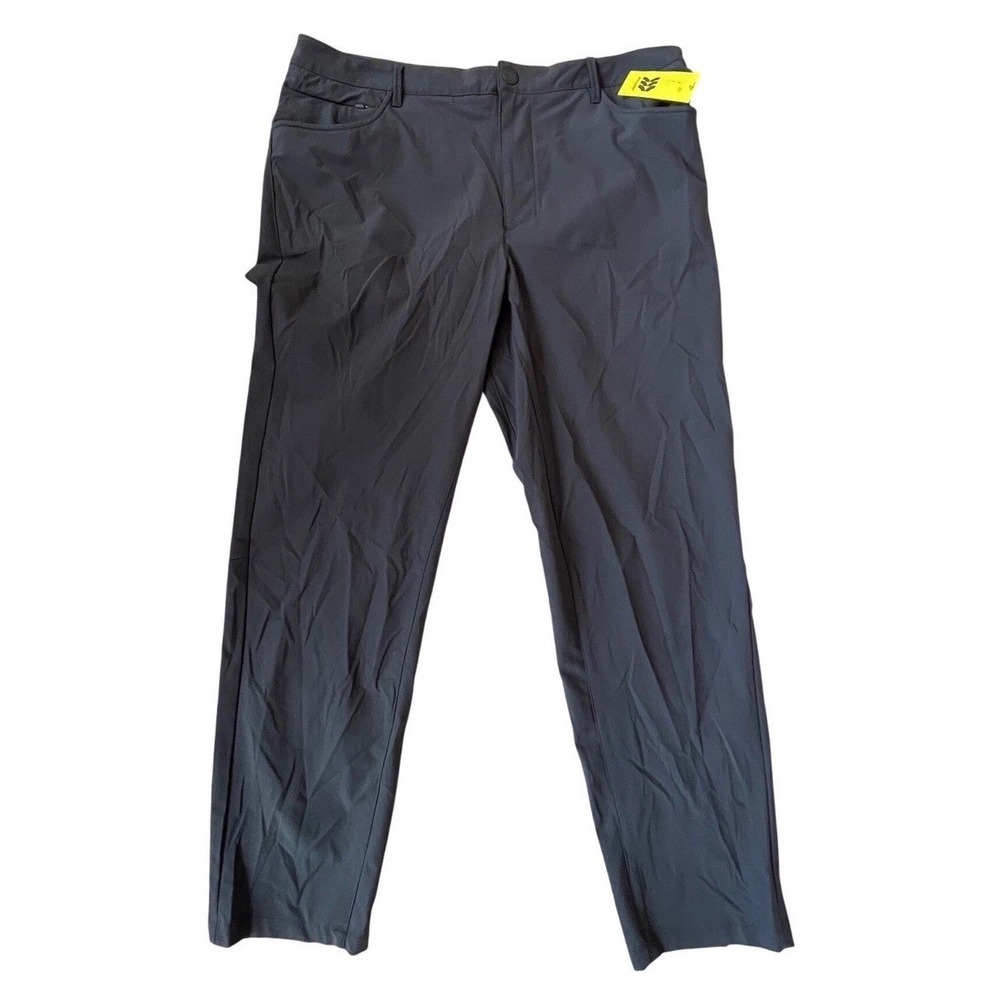 NEW! All in Motion Mens Golf Pants 38x30 Navy Blue Performance Stretch Trousers